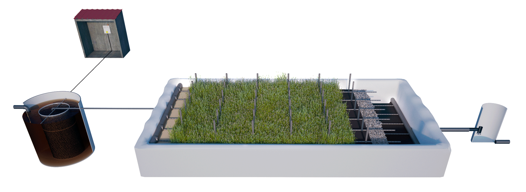 Fitodepuración tipo francés